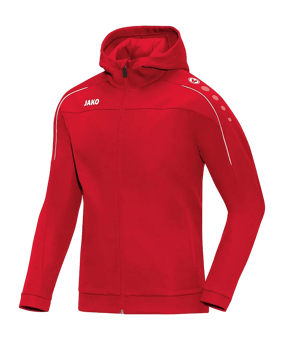 JAKO Classico Kapuzenjacke Rot F01 - rot