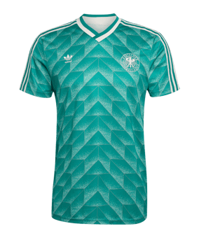 adidas Deutschland 1990 Trikot Away Grün 