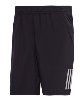 adidas Club 3 Stripes Short Schwarz - schwarz