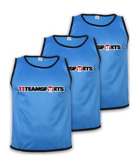Cawila Leibchen 11teamsports 3er Set Hellblau - blau