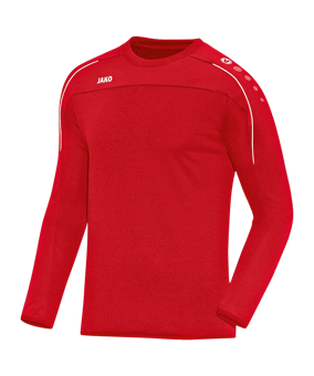 JAKO Classico Sweatshirt Rot Weiss F01 - rot