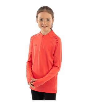 JAKO ZipTop Light Flow Sweatshirt Kids Orange F365 - orange