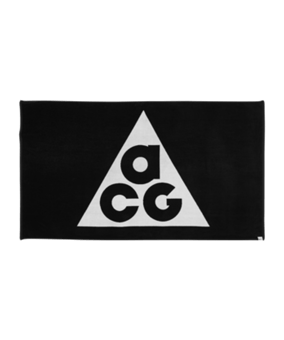Nike ACG Handtuch Schwarz Weiss F012 - schwarz
