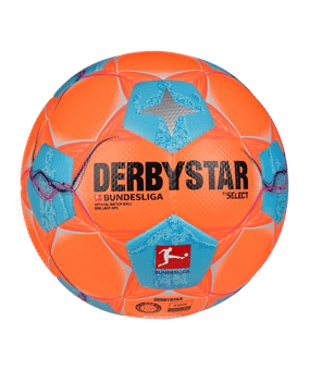 Derbystar Bundesliga Brillant APS High Visible v25 Spielball Orange - orange