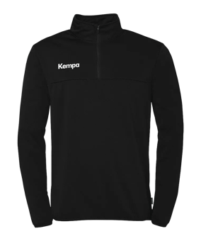 Kempa 1/4 Zip Sweatshirt Schwarz F001 - schwarz