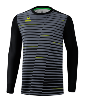 Erima Torwarttrikot Pro Schwarz Grau - schwarz