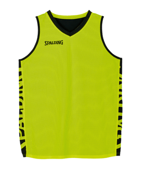 Spalding Essential Reversible Shirt Schwarz F05 - schwarz