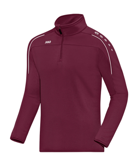JAKO Classico Ziptop Dunkelrot F14 - rot