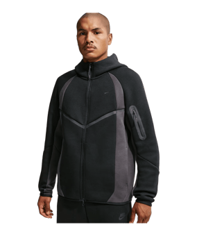 Nike Tech Color Block Jacke Schwarz - schwarz