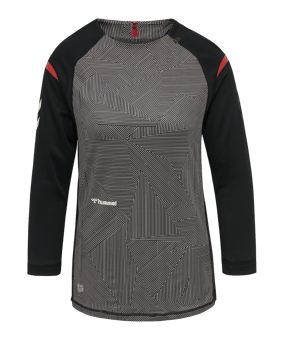 Hummel hmlPro XK 3/4 Trikot Damen Grau Schwarz F2353 - grau