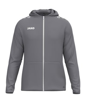JAKO One Kapuzenjacke Kids Grau F825 - grau