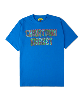 Chinatown Market Hippie T-Shirt Blau F0801 