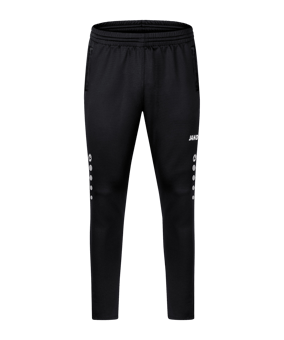 JAKO Challenge Trainingshose Schwarz Weiss F802 - schwarz