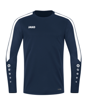 JAKO Power Sweatshirt Blau Weiss F900 - blau
