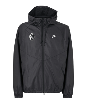 Nike SC Freiburg Windjacke Schwarz F010 - schwarz