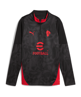 PUMA AC Mailand Training 1/4 Zip Sweatshirt Kids Schwarz F04 - schwarz