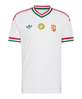 adidas MLSZ Ungarn Authentic Trikot Away WM 2026 Weiß - weiss