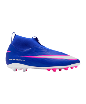 Nike Jr Air Zoom Mercurial Superlfy X Academy AG Attack Kids Blau F446 - blau