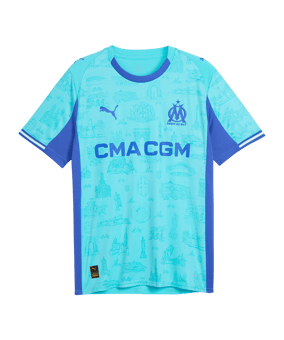 PUMA Olympique Marseille Special Edition Replica Trikot 2025/2026 Blau F05 - blau