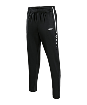 JAKO Active Trainingshose Schwarz Weiss F08 - schwarz