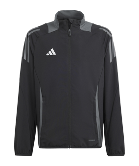 adidas Tiro 24 Competition Präsentationsjacke Kids Schwarz - schwarz