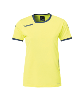 Kempa Curve Trikot T-Shirt Damen Gelb Blau F08 - gelb