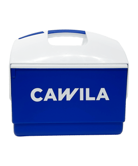 Cawila LIGA SportsCARE Eisbox | blau | 10 Liter | Kühlbox - blau