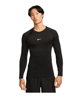 Nike Pro Dri-Fit Sweatshirt Schwarz F010 - schwarz