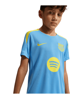 Nike FC Barcelona Strike Trainingsshirt Kids Blau F413 - blau