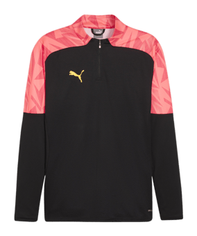 PUMA individualFINAL HalfZip Sweatshirt Schwarz F57 - schwarz