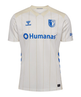 Hummel 1. FC Magdeburg Trikot Away 2025/2026 Beige F9806 - beige