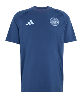 adidas Ajax Amsterdam Tiro Travel T-Shirt Blau - blau