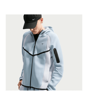 Nike Tech Fleece Windrunner Jacke Blau - blau