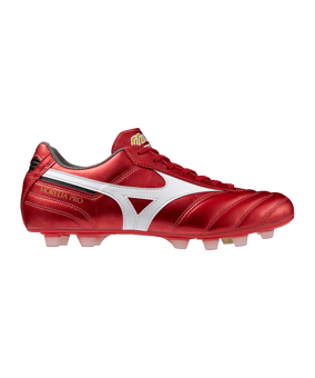 Mizuno Morelia II Pro FG Ruby Red 40th Anniversary Rot F60 - rot