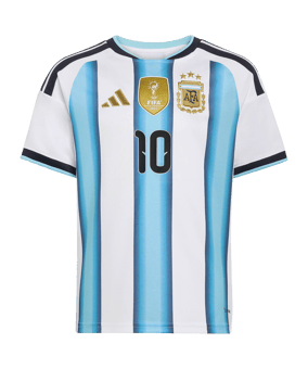 adidas Argentinien Messi Trikot Home WM 2026 Kids |  Weiß - weiss