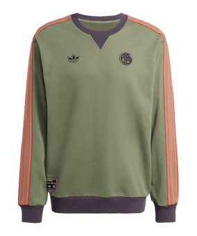 adidas FC Bayern München Icon Sweatshirt Grün - gruen