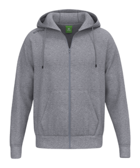 Erima TS Kapuzenjacke Grau | - grau