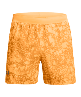 Under Armour Launch 5in Print Short Orange F803 