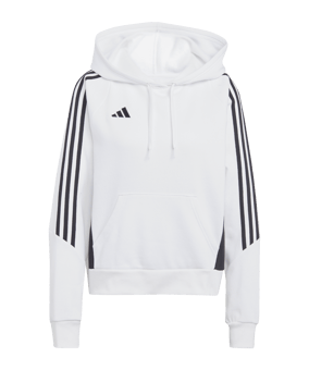 adidas Tiro 24 Hoody Damen Weiss Schwarz - weiss