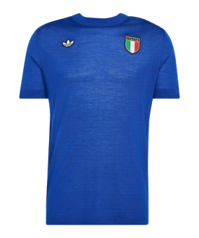 adidas FIGC Italien 70s Trikot Blau - blau