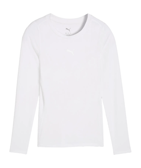 PUMA teamLIGA26 Baselayer LS T-Shirt Kids Weiß F04 - weiss