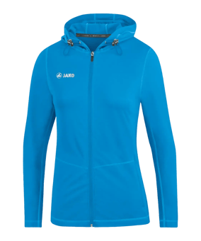 JAKO Run 2.0 Kapuzenjacke Damen Blau F89 - blau