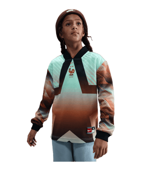 Nike Frankreich Torwarttrikot Langarm Hollywood Kids Schwarz F010 - schwarz