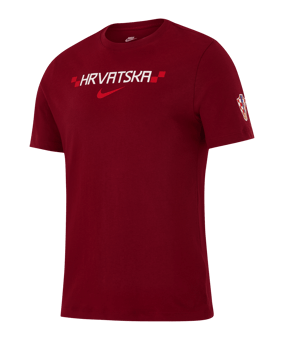 Nike HNS Kroatien Graphic T-Shirt Weiß F677 - weiss