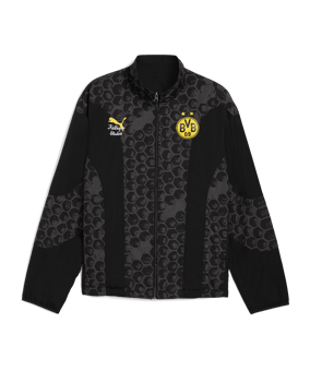 PUMA Borussia Dortmund KIDSUPER Reversible Jacke Schwarz F03 - schwarz