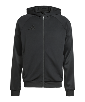 adidas Tiro 25 Travel Kapuzenjacke Schwarz | - schwarz