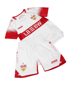 JAKO VfB Stuttgart Trikot Set Home 2026/2027 Kids Weiß F0 - weiss