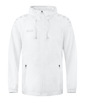 JAKO Flow Lightweight Jacke Kids Weiß F0 - weiss
