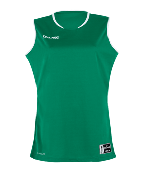 Spalding Move Tank Top Damen Grün F07 - schwarz