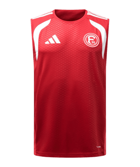 adidas Fortuna Düsseldorf Training Tanktop Rot - rot